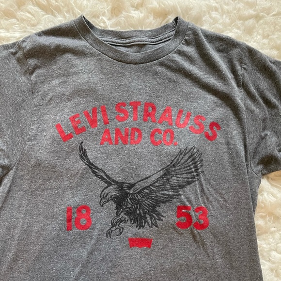 Levi Straus & Co Grey Original Tshirt - Picture 3 of 4